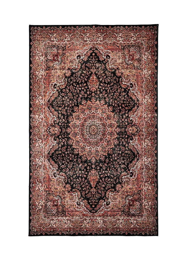 Noon East Carpet Rug Anti-Slip-  Size- 183 x 275 cm - 6x9 ft | Royal Heritage Design | Color- Red & Black| Ideal as Carpets for Living room, Bedroom & Office - Image 1